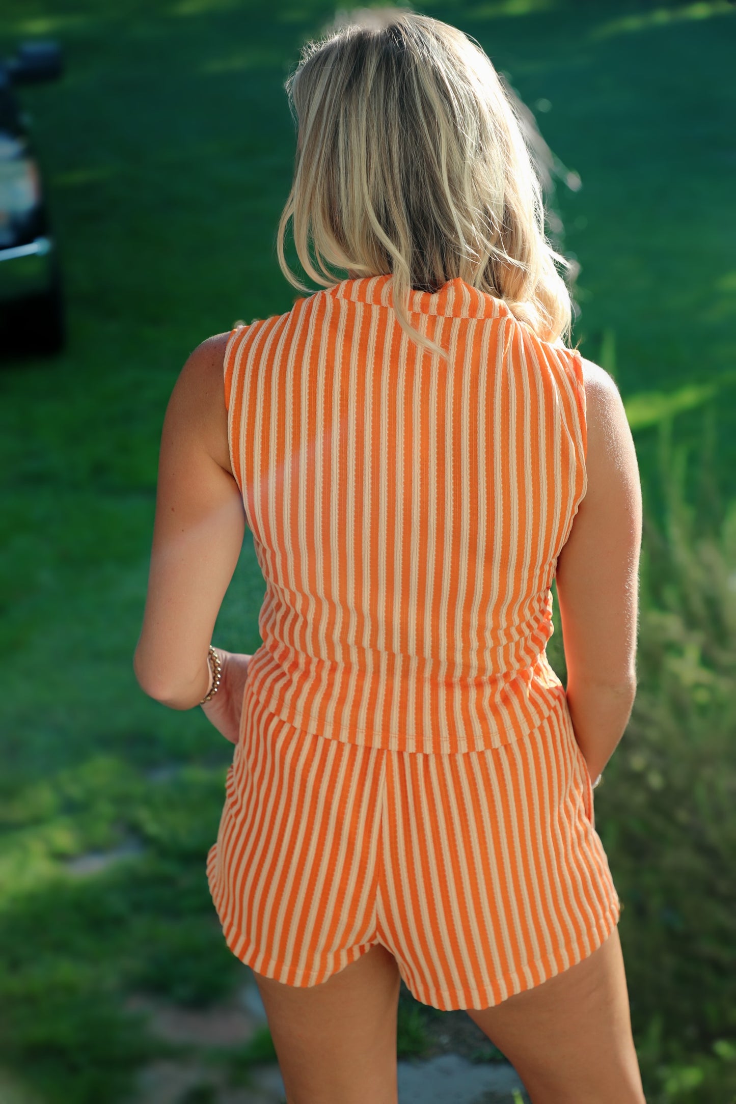 Sunny Glow Striped Set