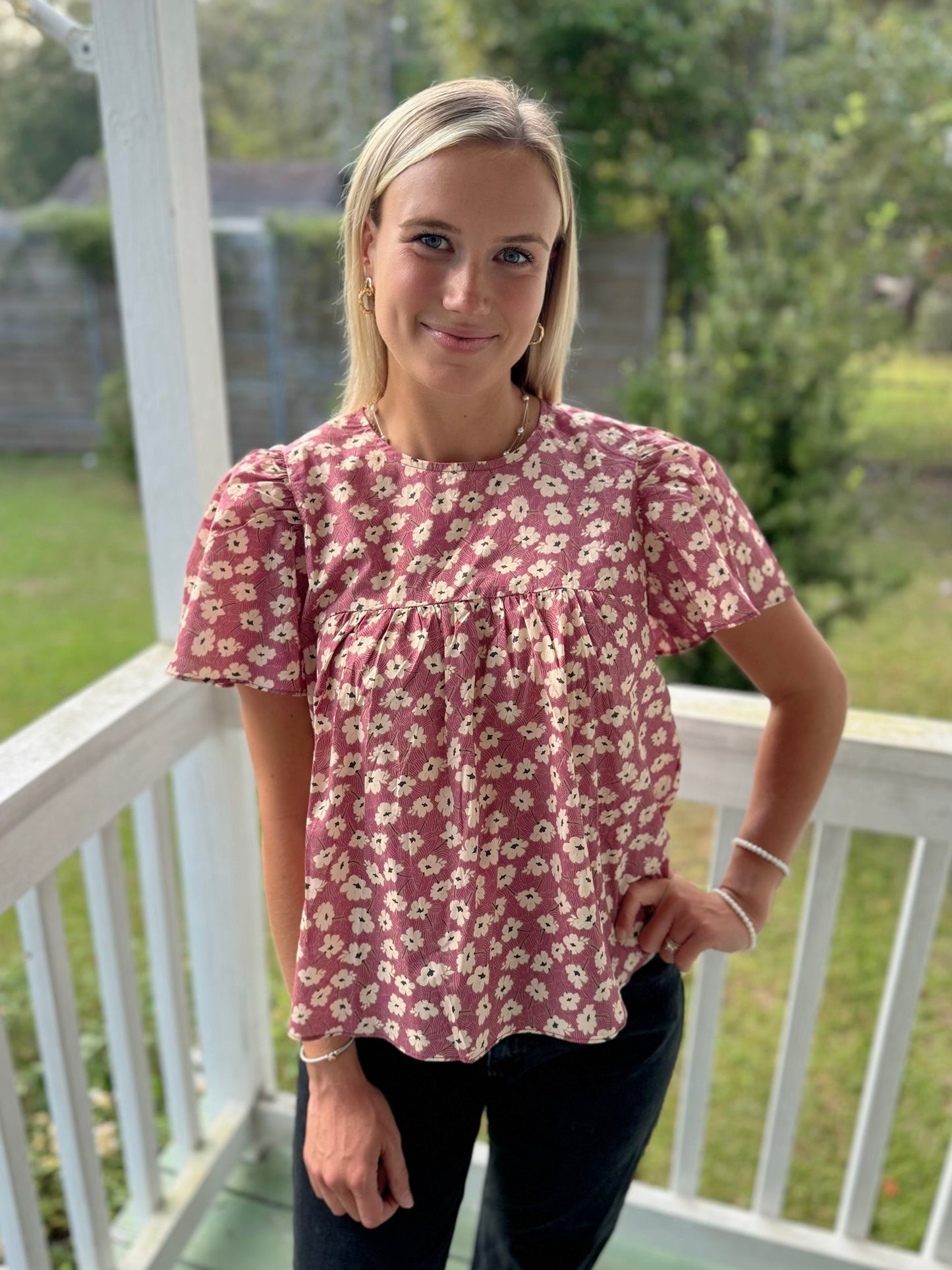 Wild Rose Blouse