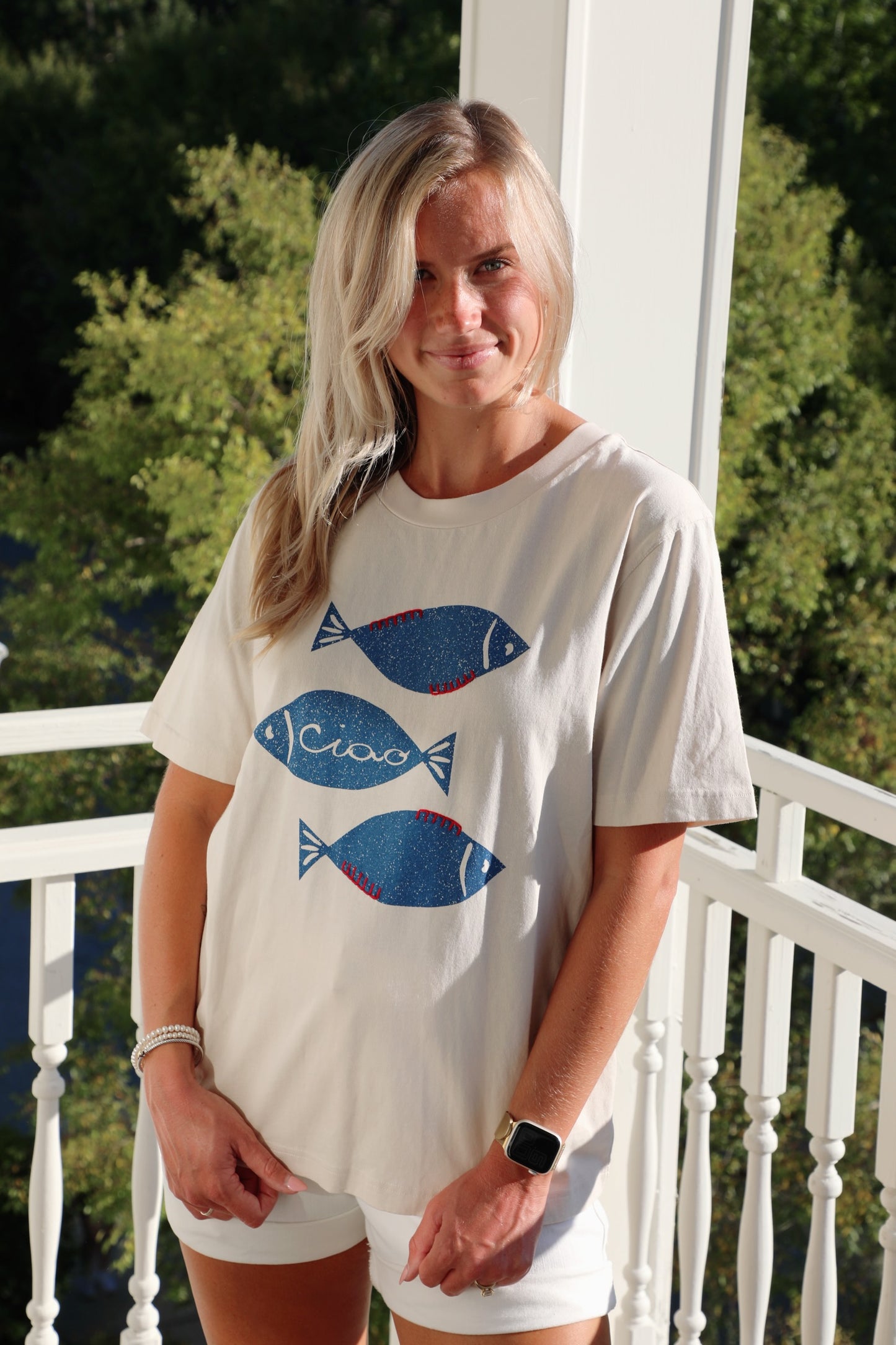 “Ciao” Fish Graphic Tee