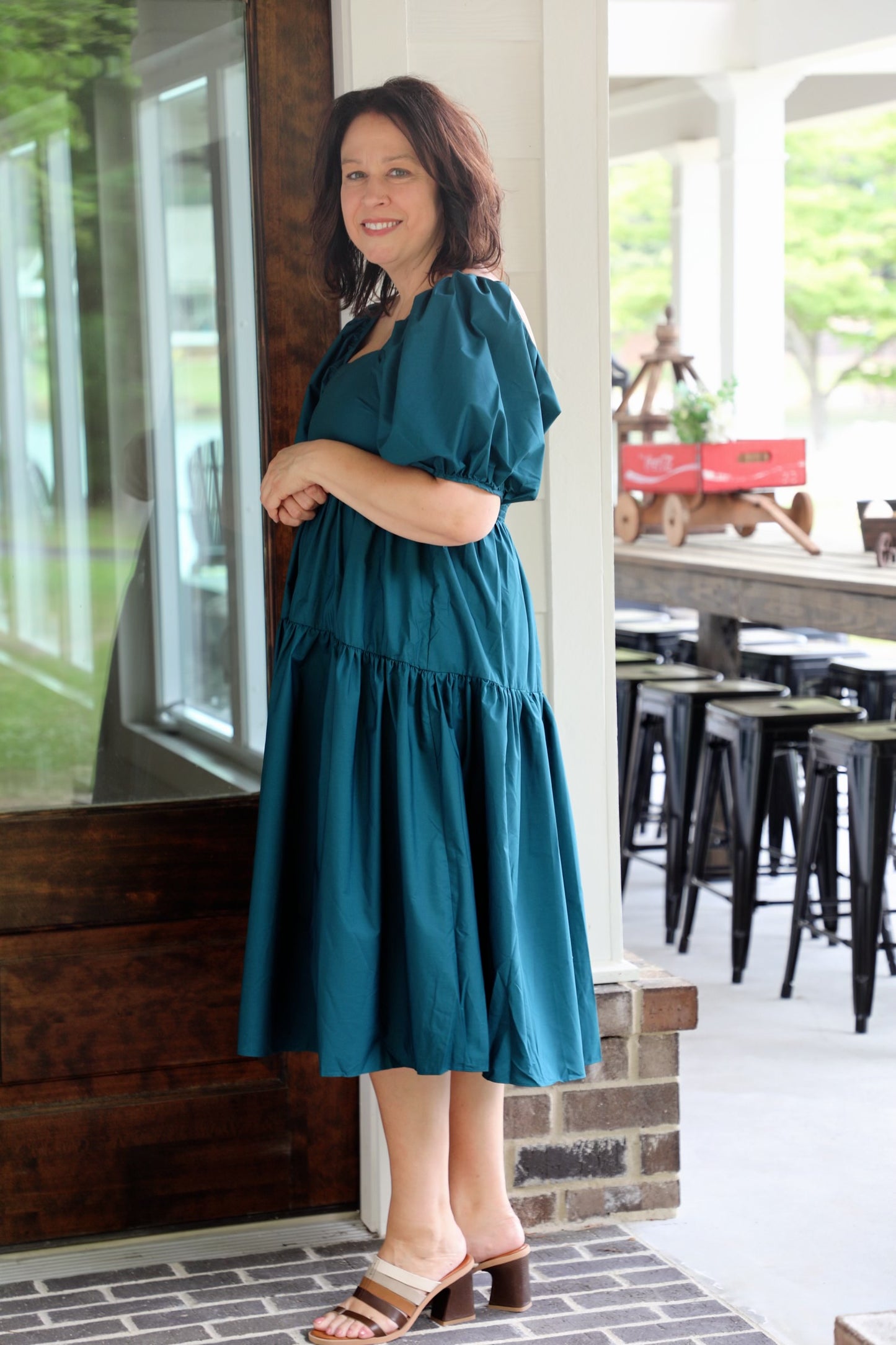 Tiered Dream Dress with Puff Sleeves