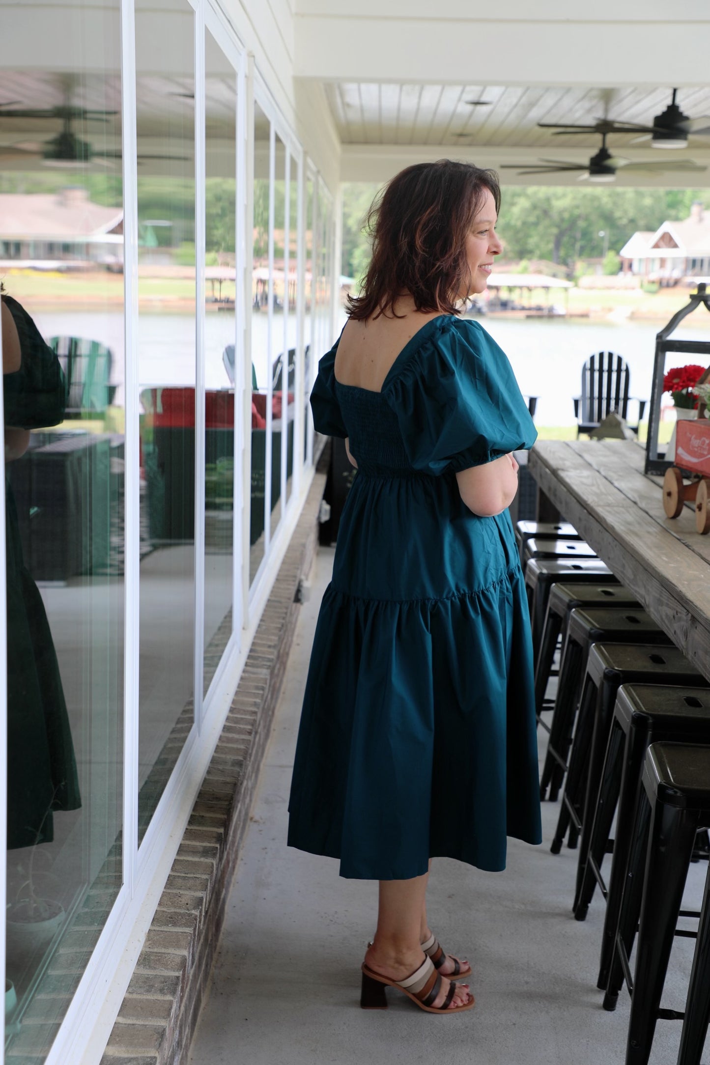 Tiered Dream Dress with Puff Sleeves