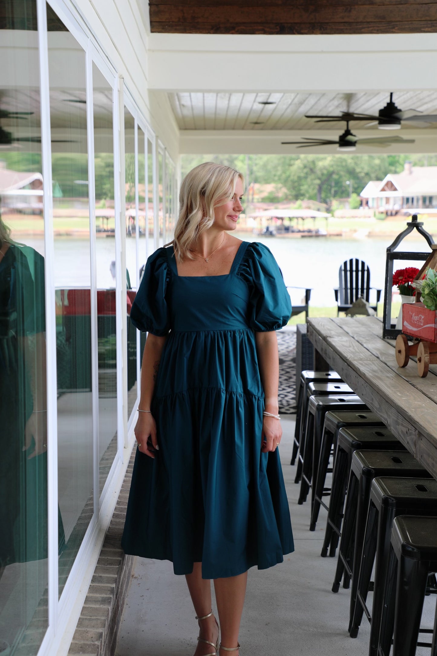 Tiered Dream Dress with Puff Sleeves