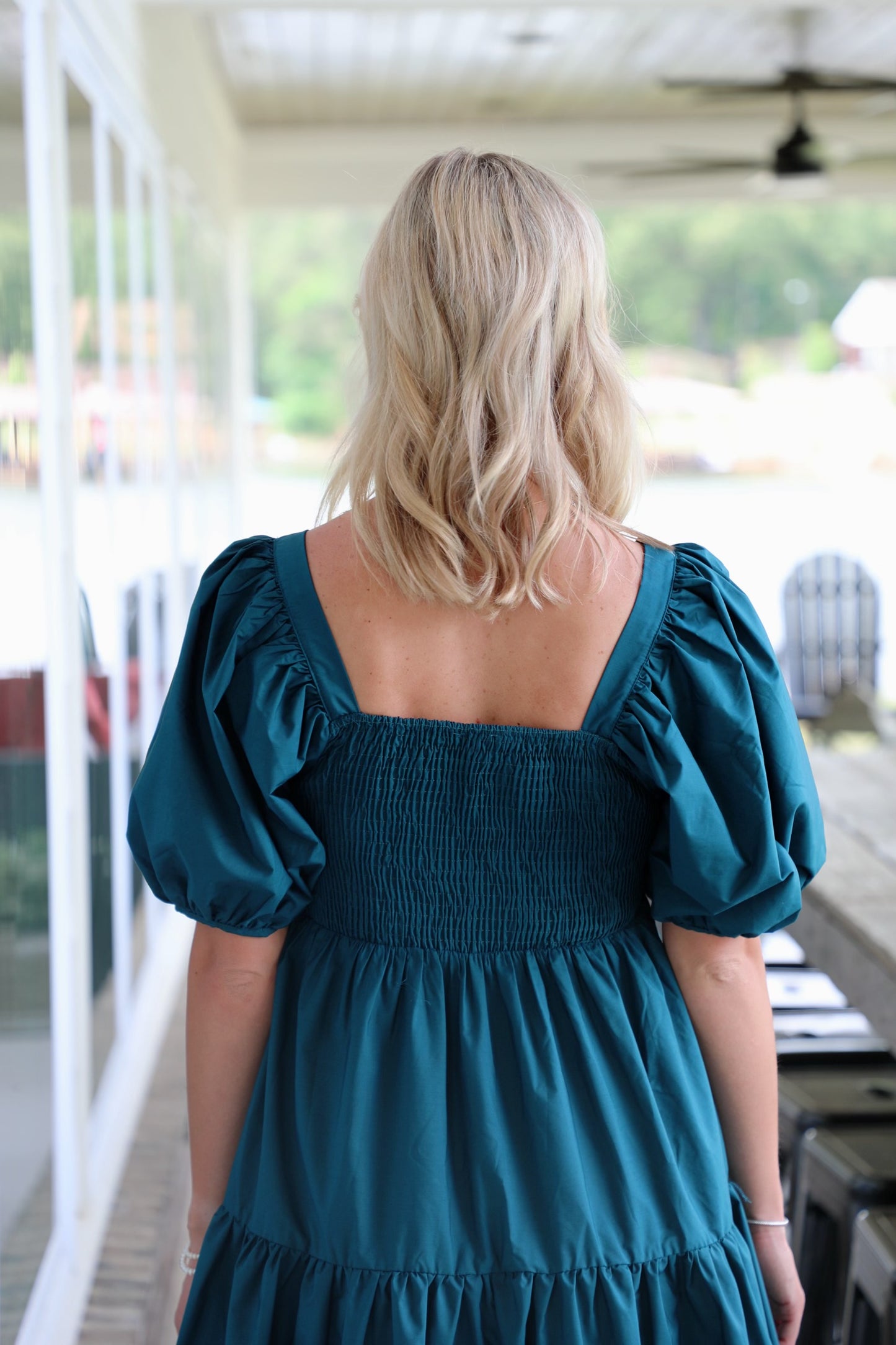Tiered Dream Dress with Puff Sleeves