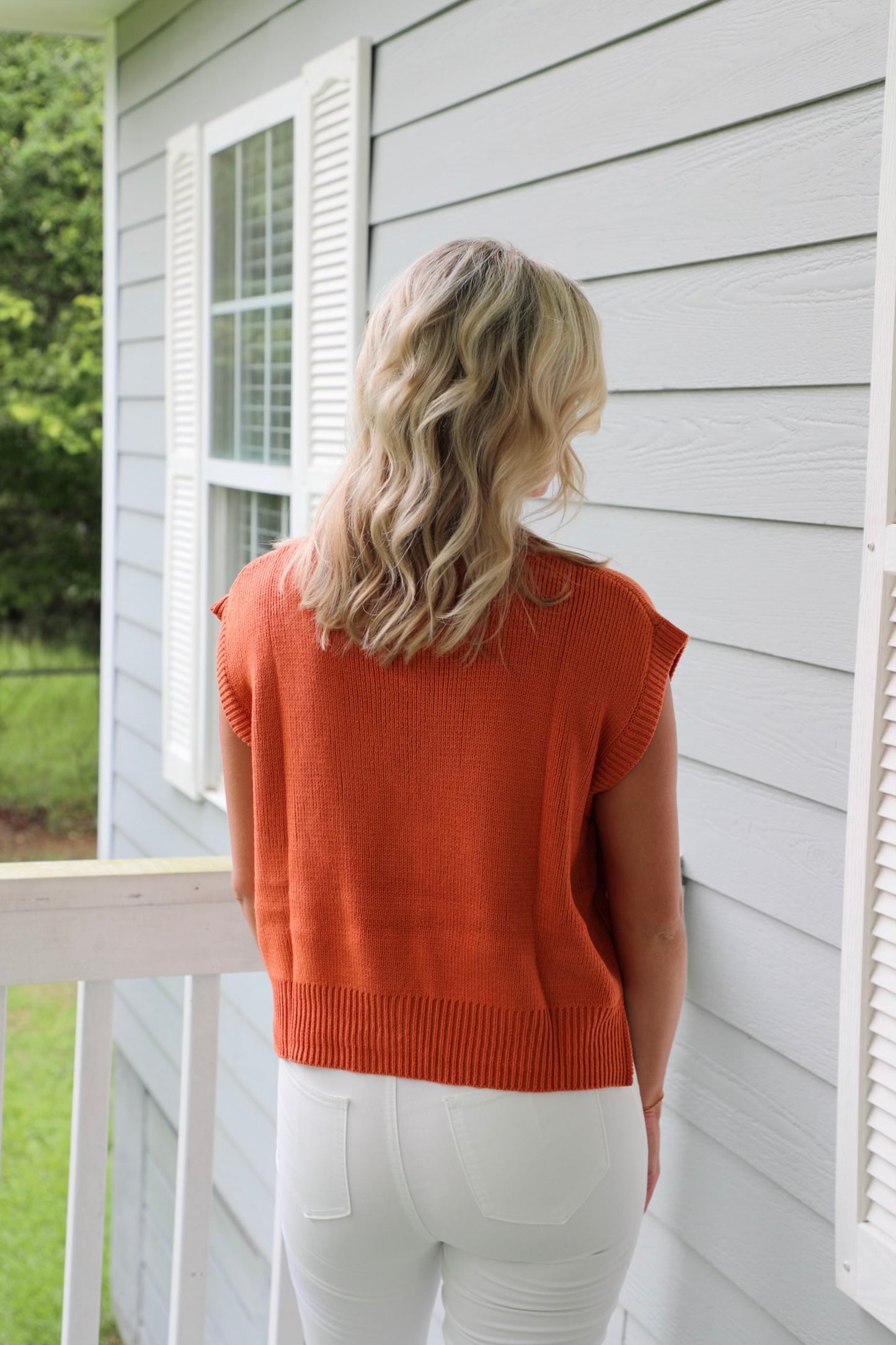 Game Day Sequin Sweater Tank