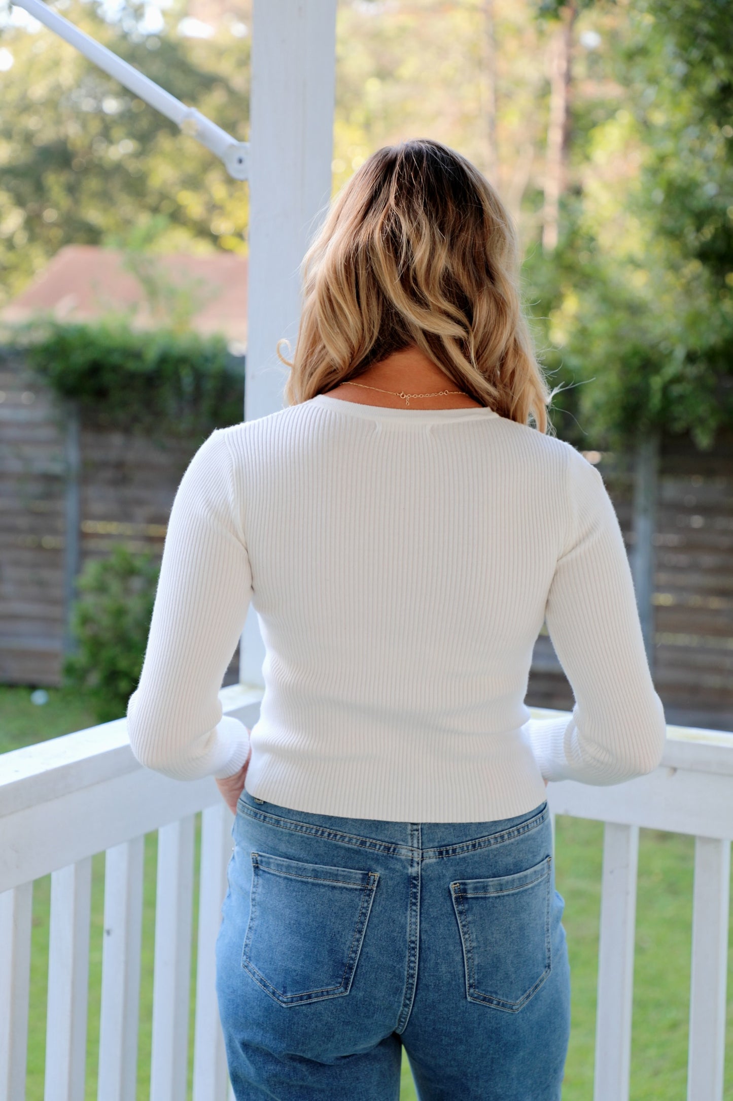 Solid Ribbed Crew Neck Long Sleeve
Sweater