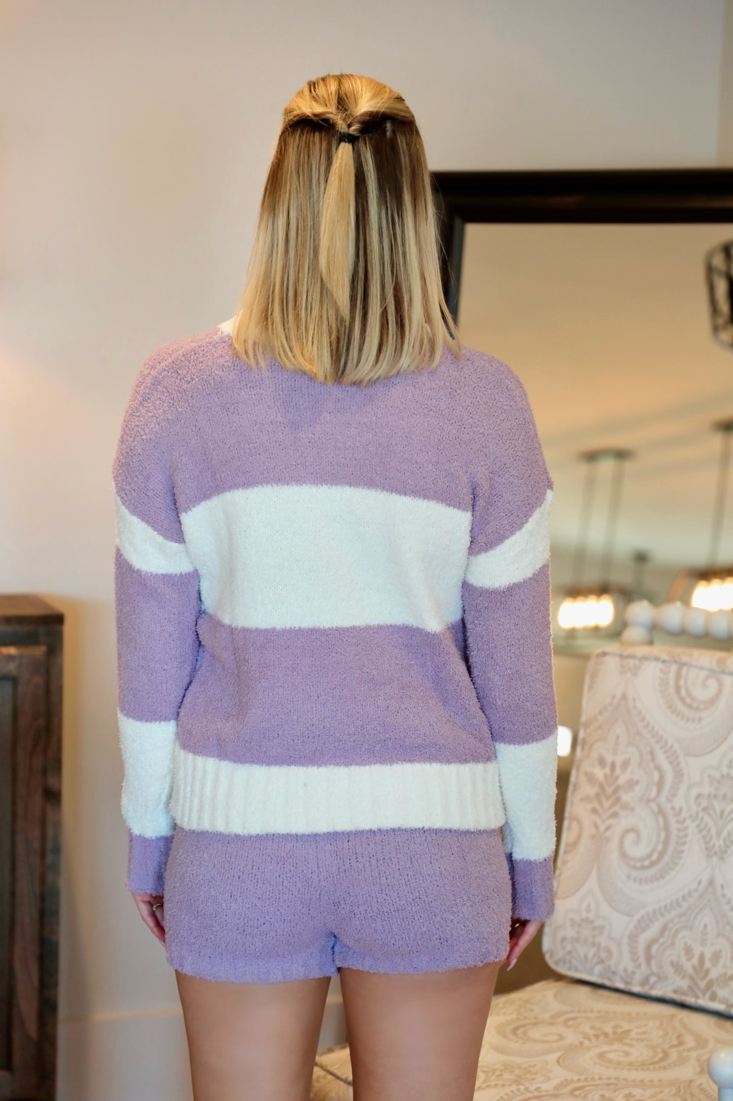 Fuzzy Striped Set