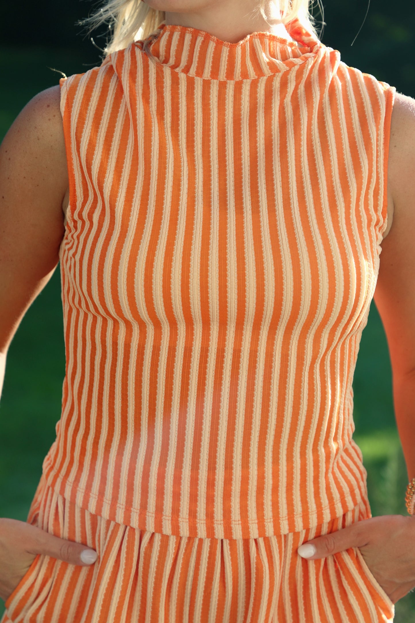 Sunny Glow Striped Set