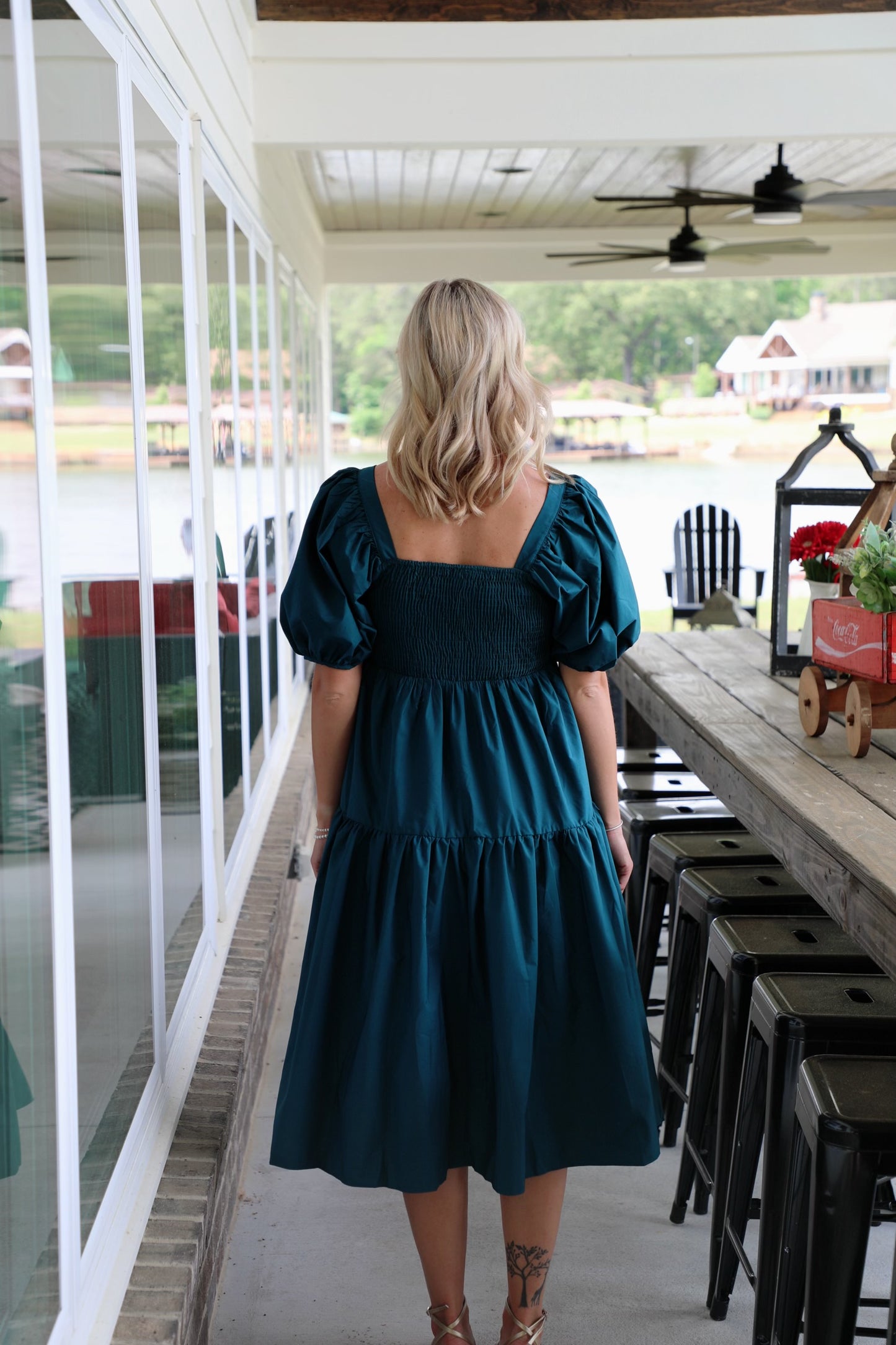 Tiered Dream Dress with Puff Sleeves