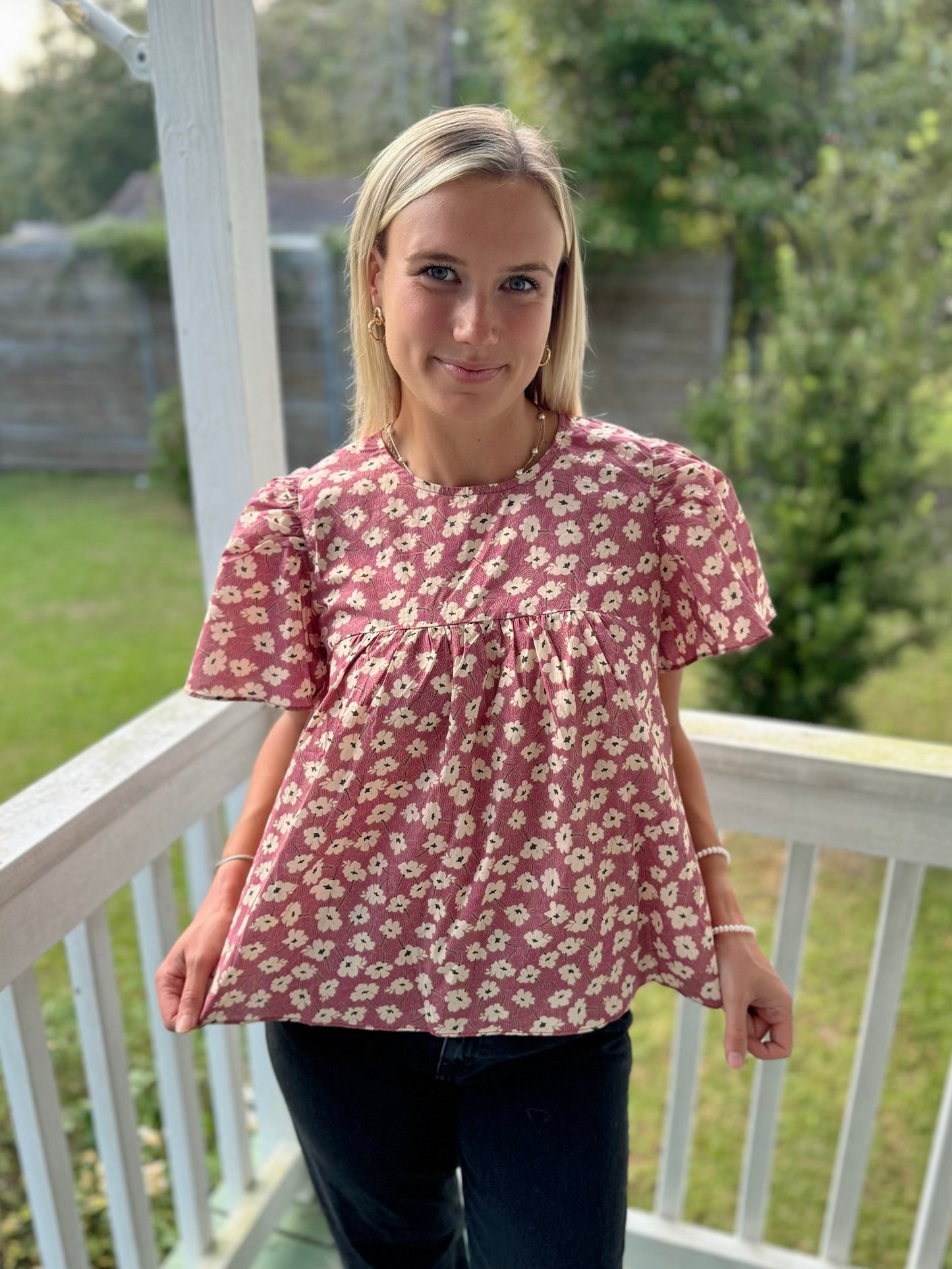 Wild Rose Blouse