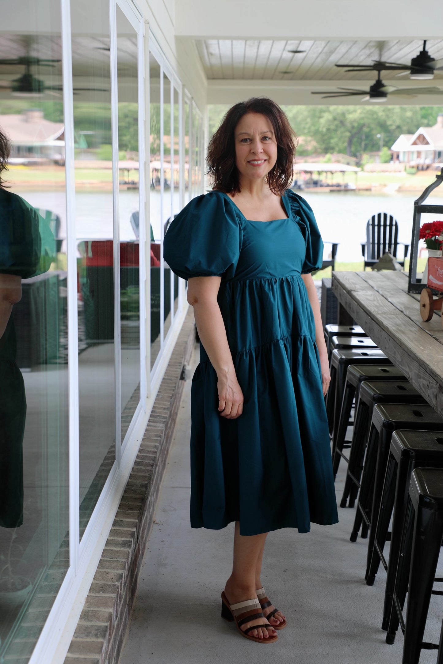Tiered Dream Dress with Puff Sleeves