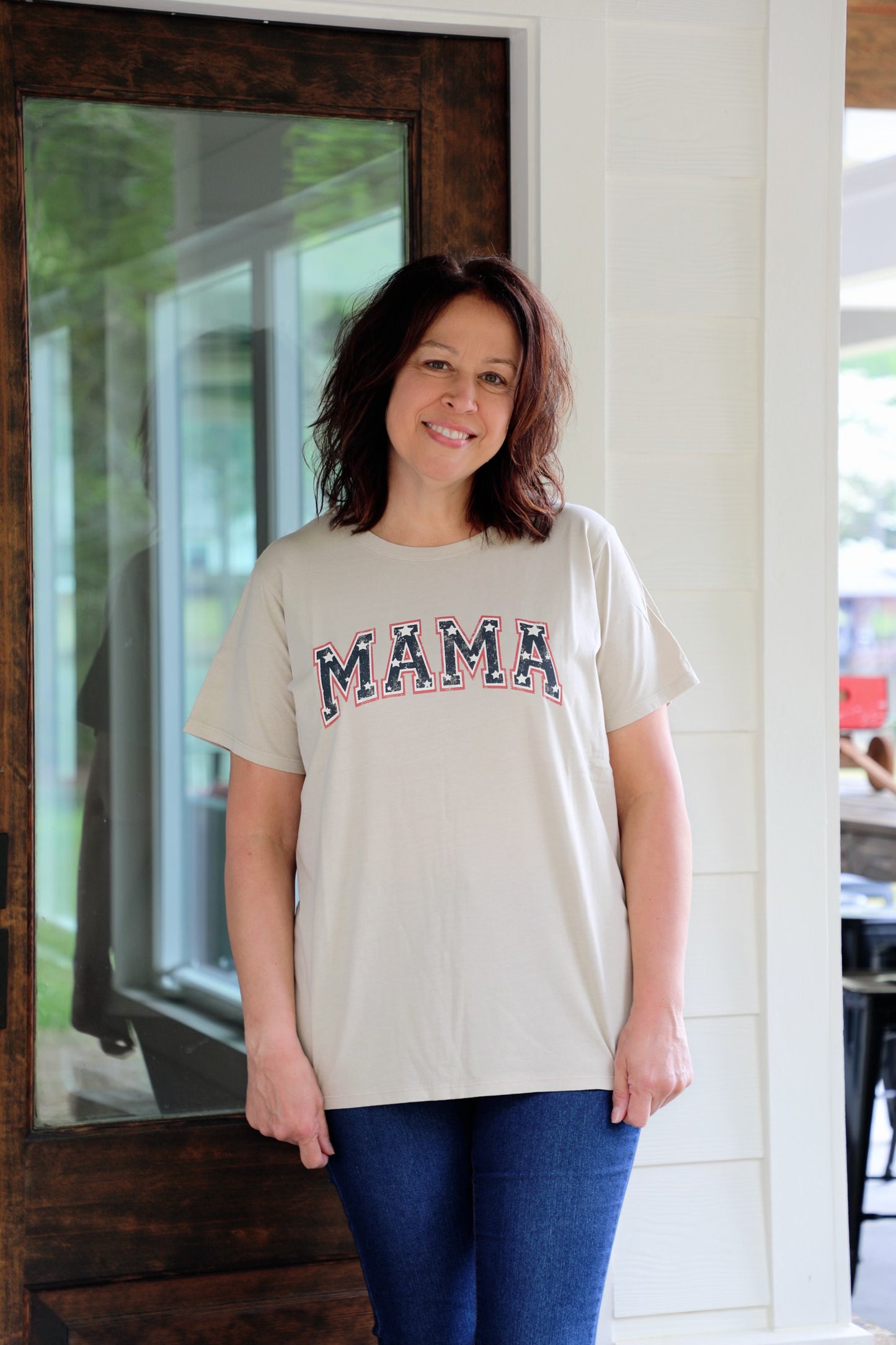 Mama Star Short Sleeve Top