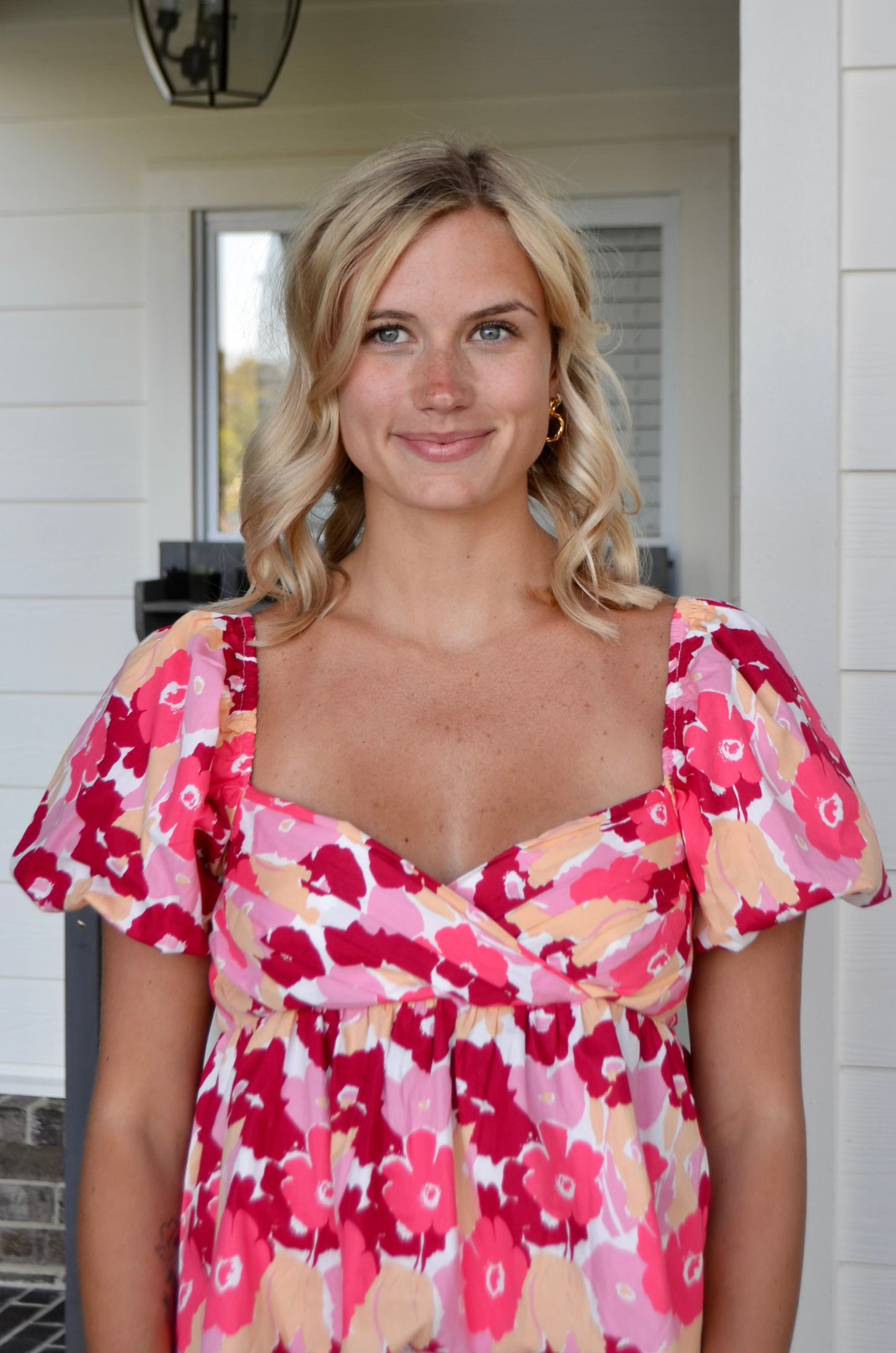 Pink Multi Floral Top