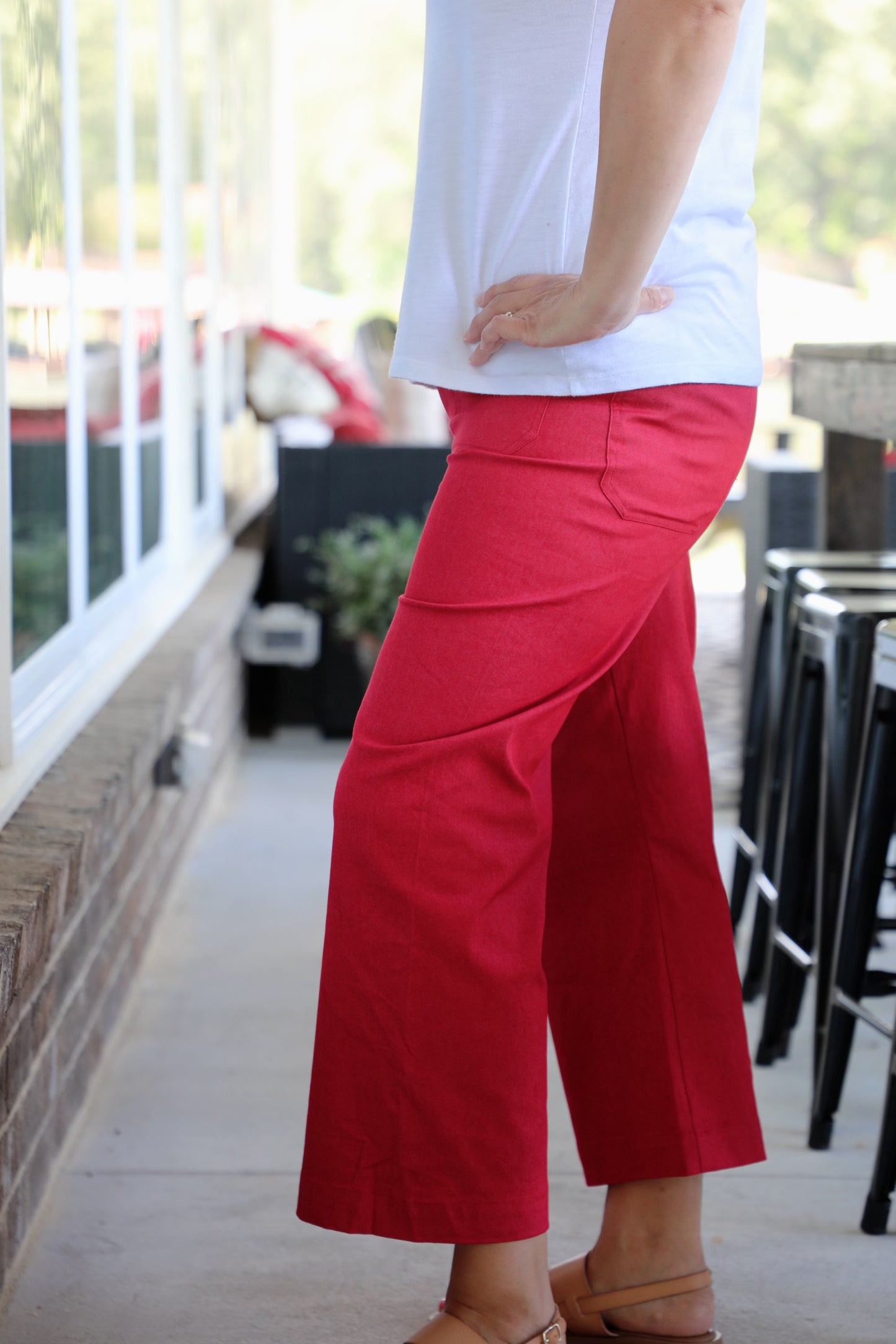 Ankle Cropped Summer Pants