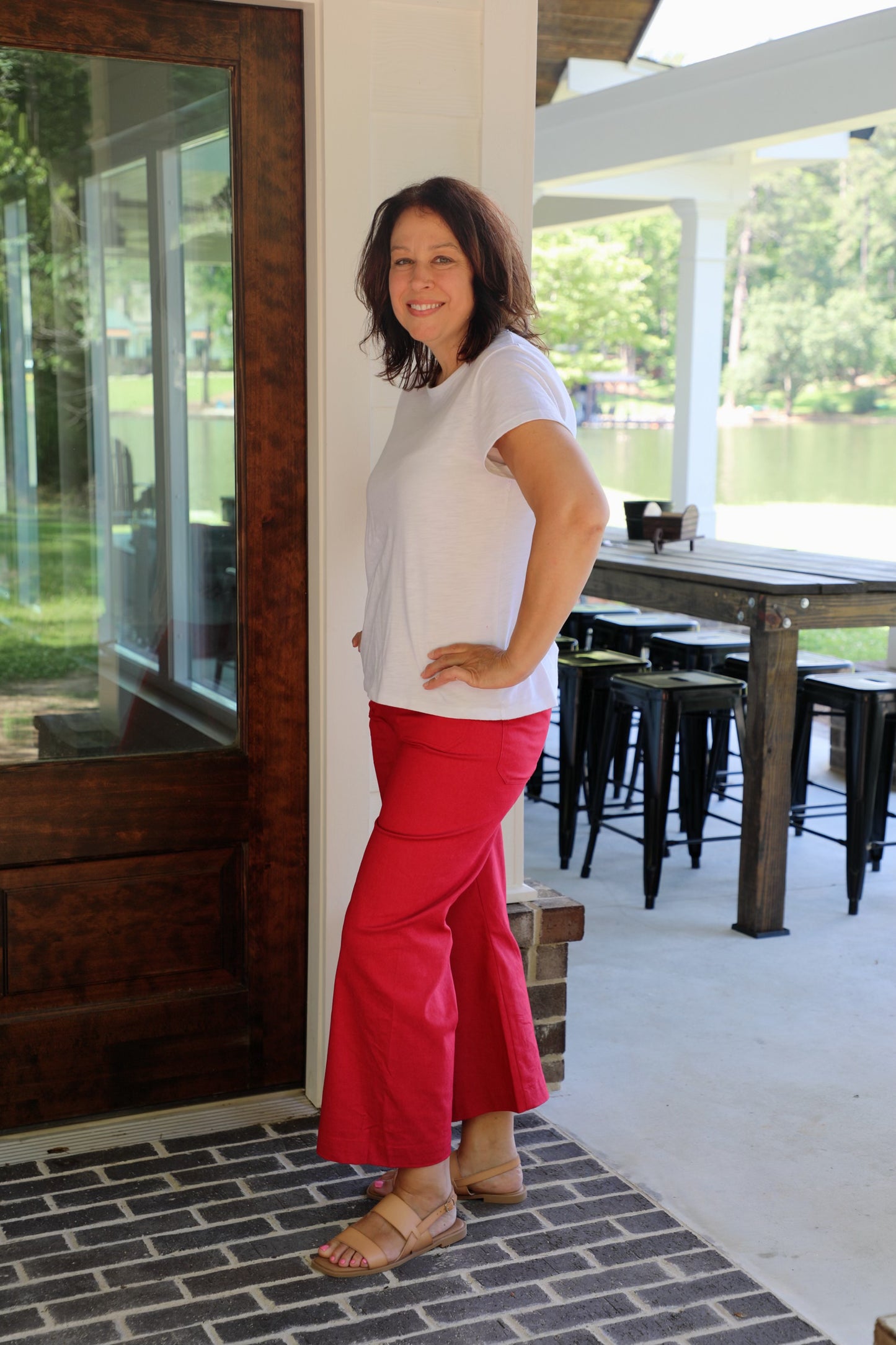Ankle Cropped Summer Pants