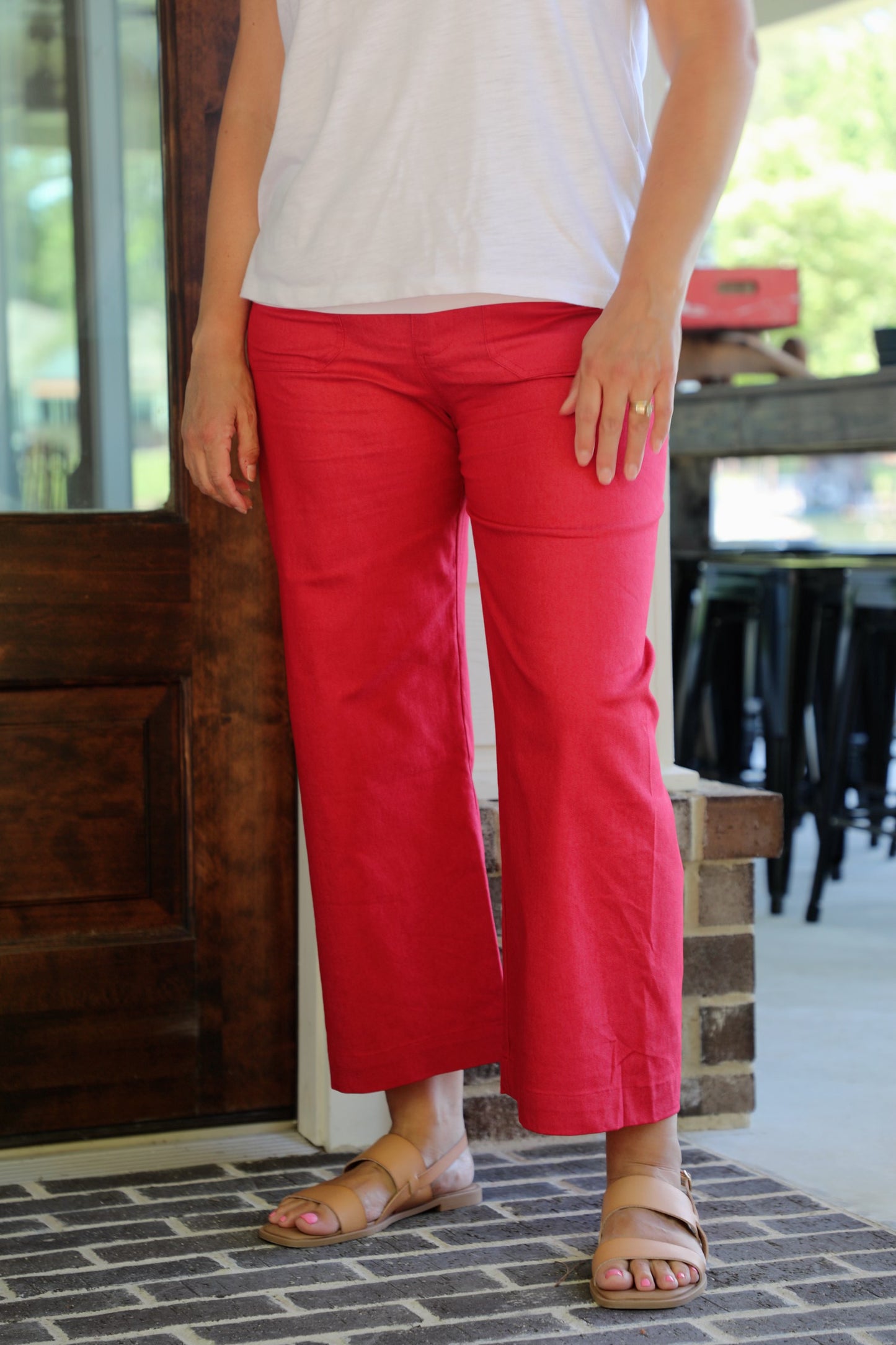Ankle Cropped Summer Pants