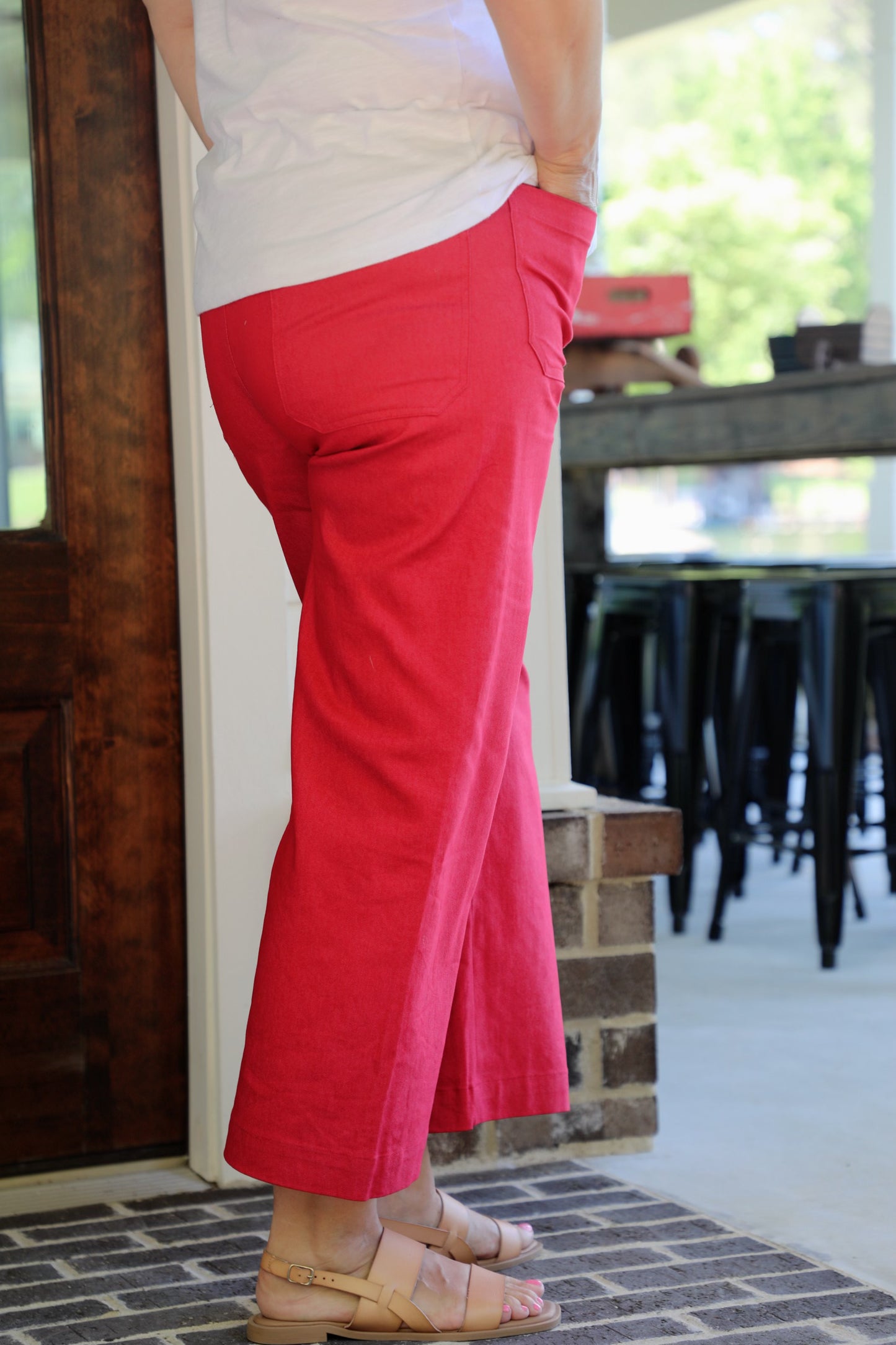 Ankle Cropped Summer Pants