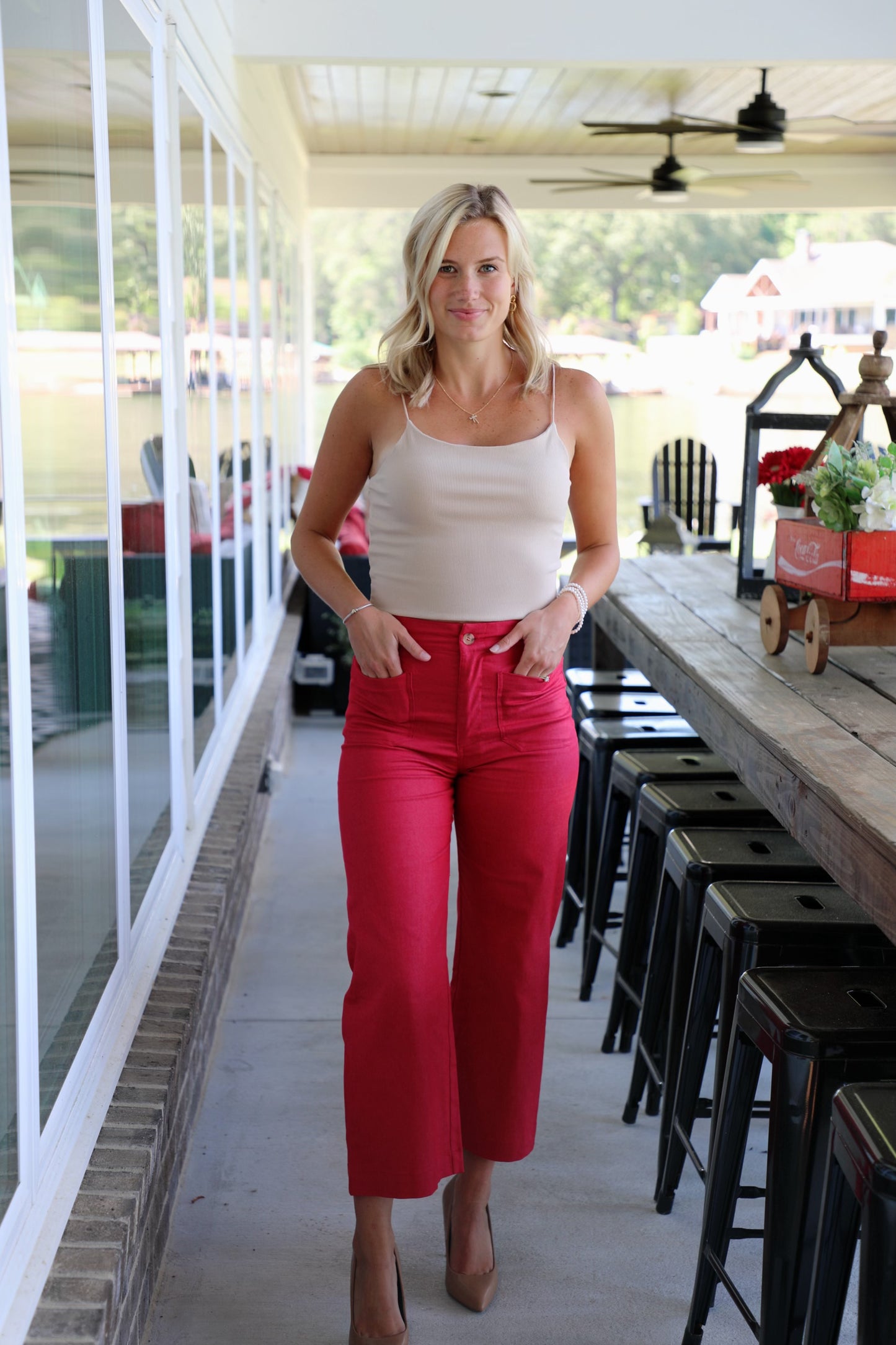 Ankle Cropped Summer Pants