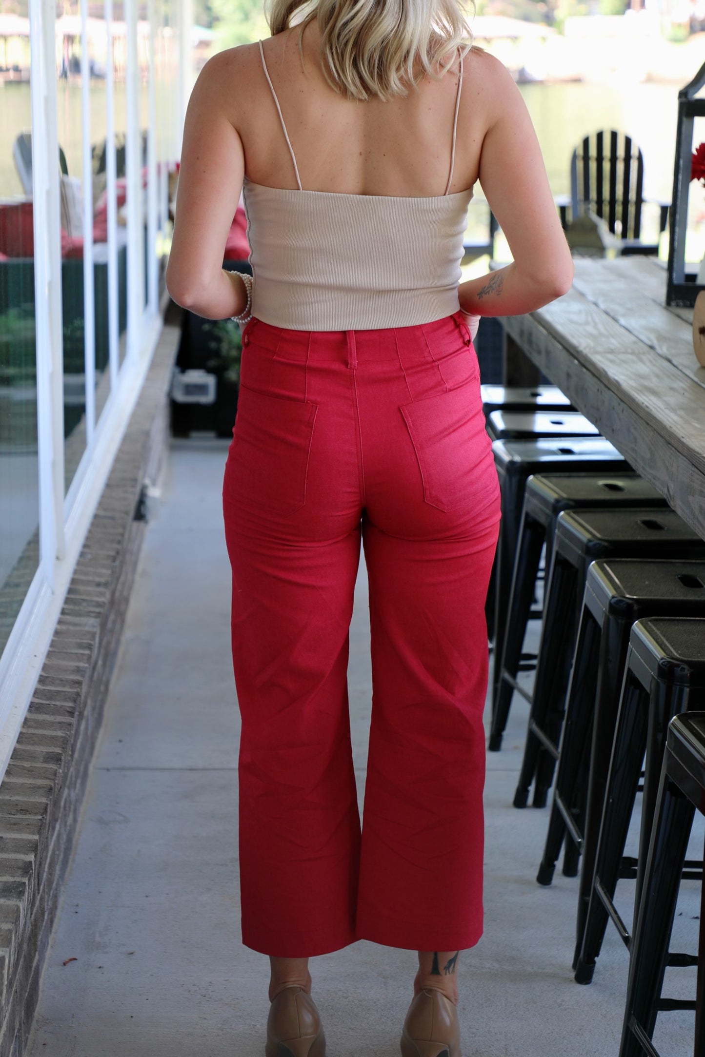 Ankle Cropped Summer Pants