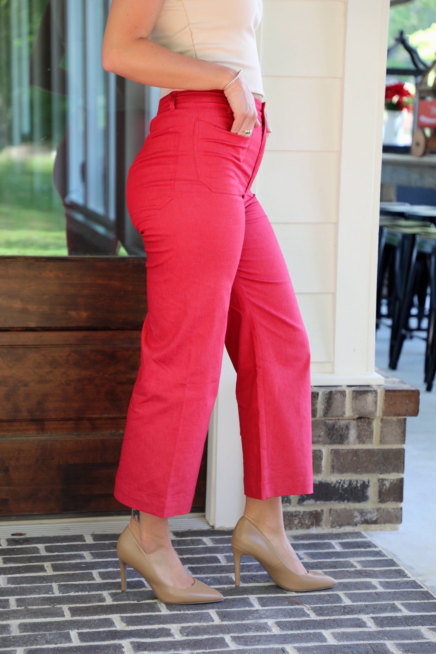 Ankle Cropped Summer Pants