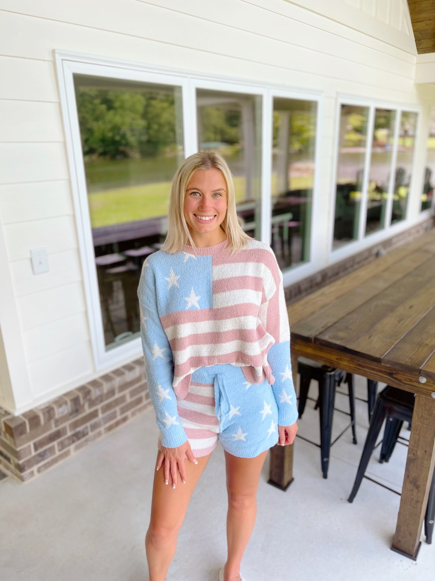 American Flag Lounge Set