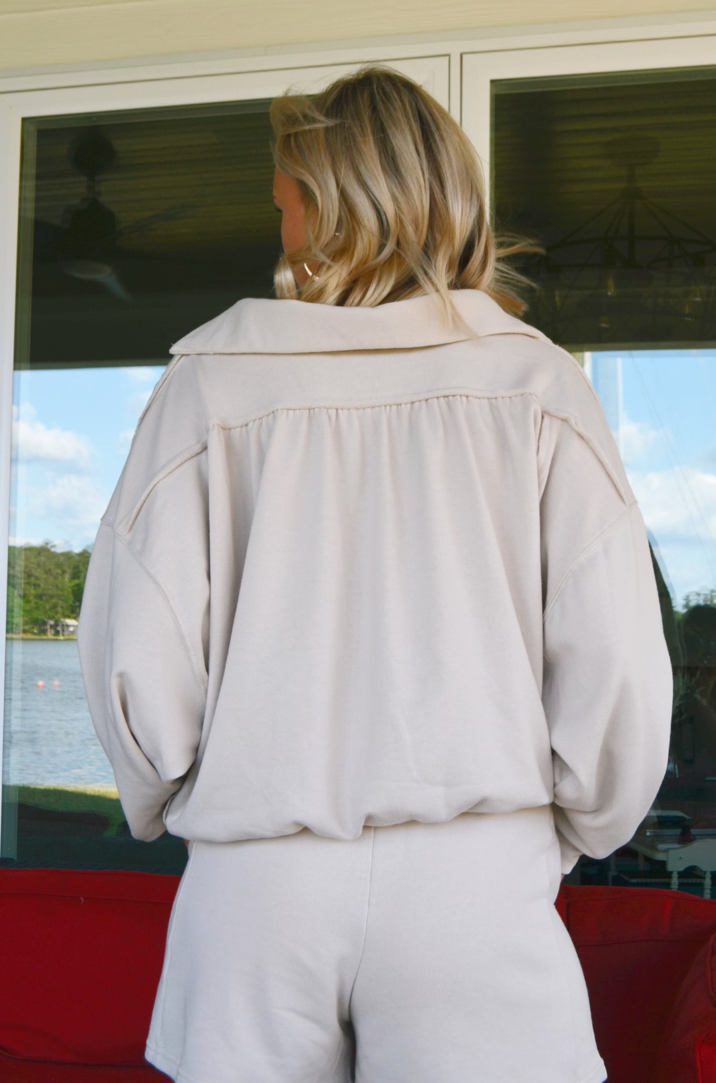 Seashell Cotton Terry Lounge TOP
