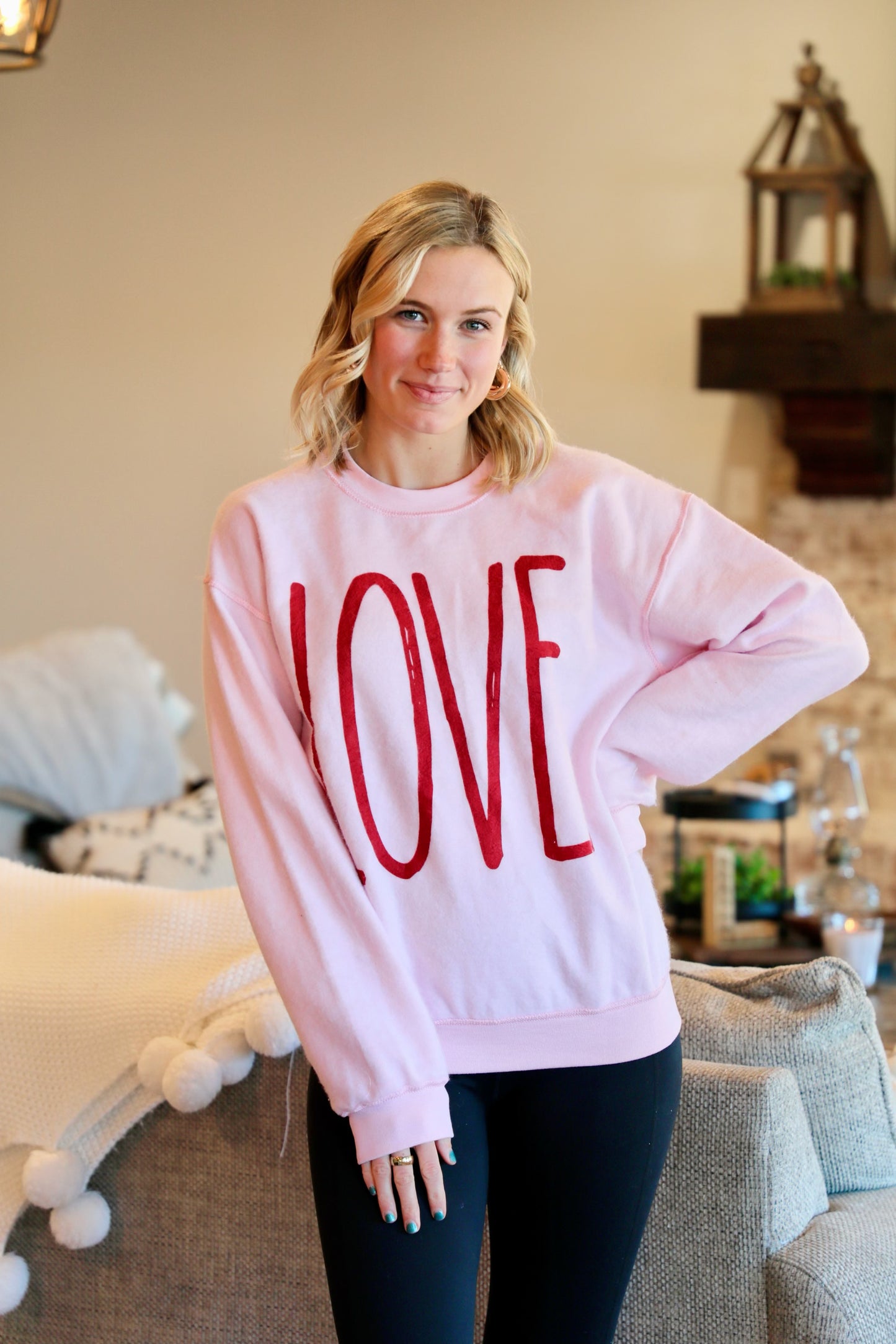Love Inside Out Valentines Sweatshirt
