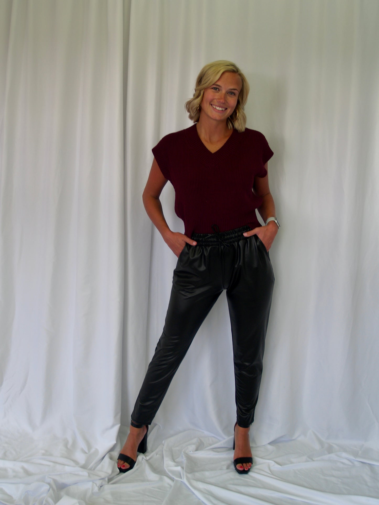 Black Leather Pants