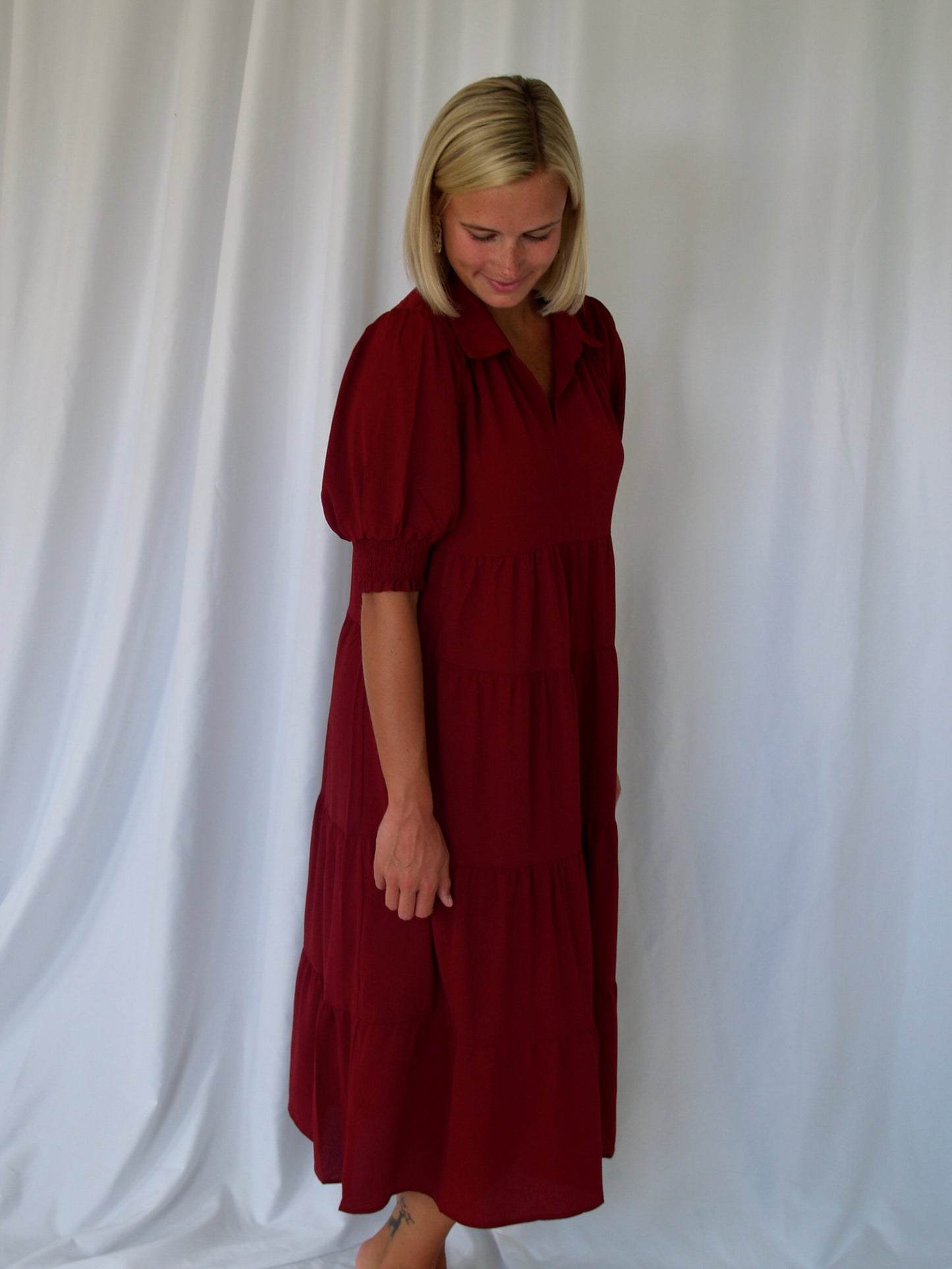 Collared Maxi Dress