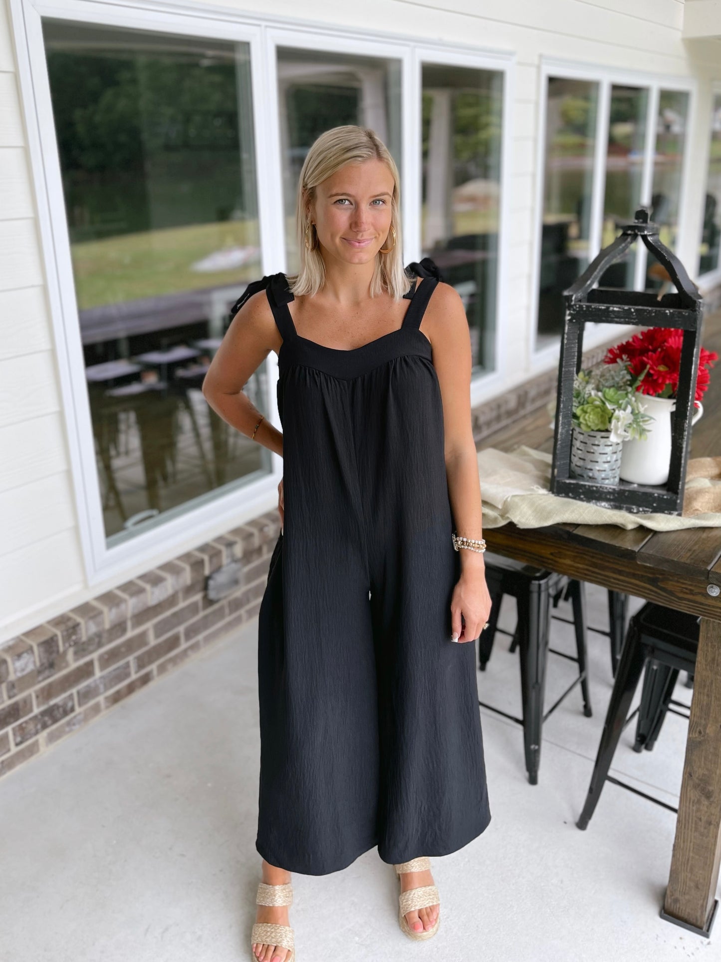 Black Tank Jumpsuit