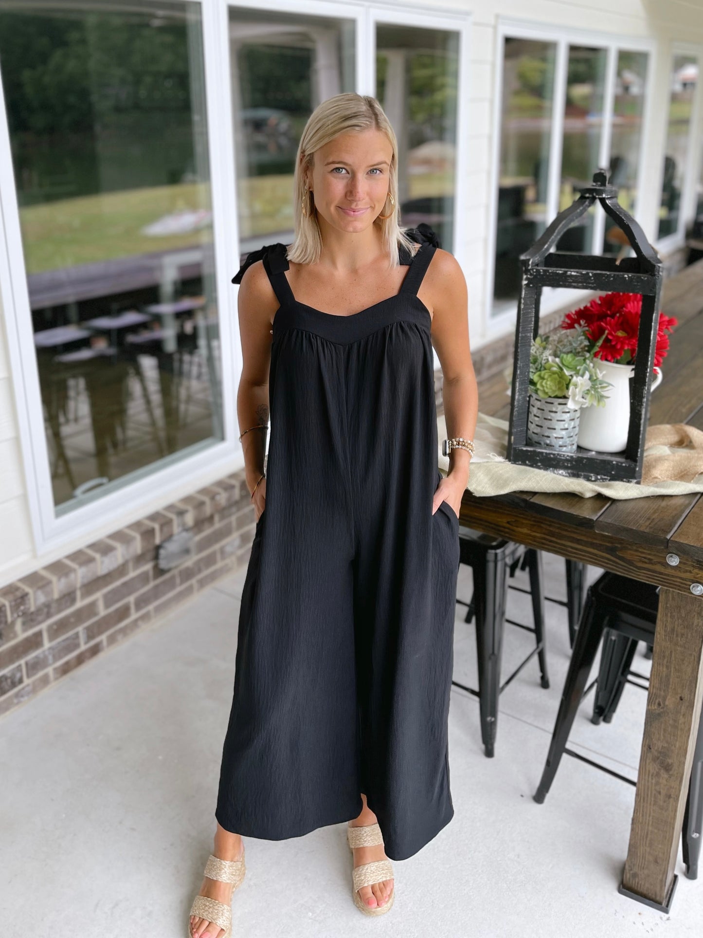 Black Tank Jumpsuit