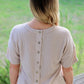 Beige Ribbed Lounge Set