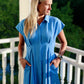Collared Pintuck Harbor Dress