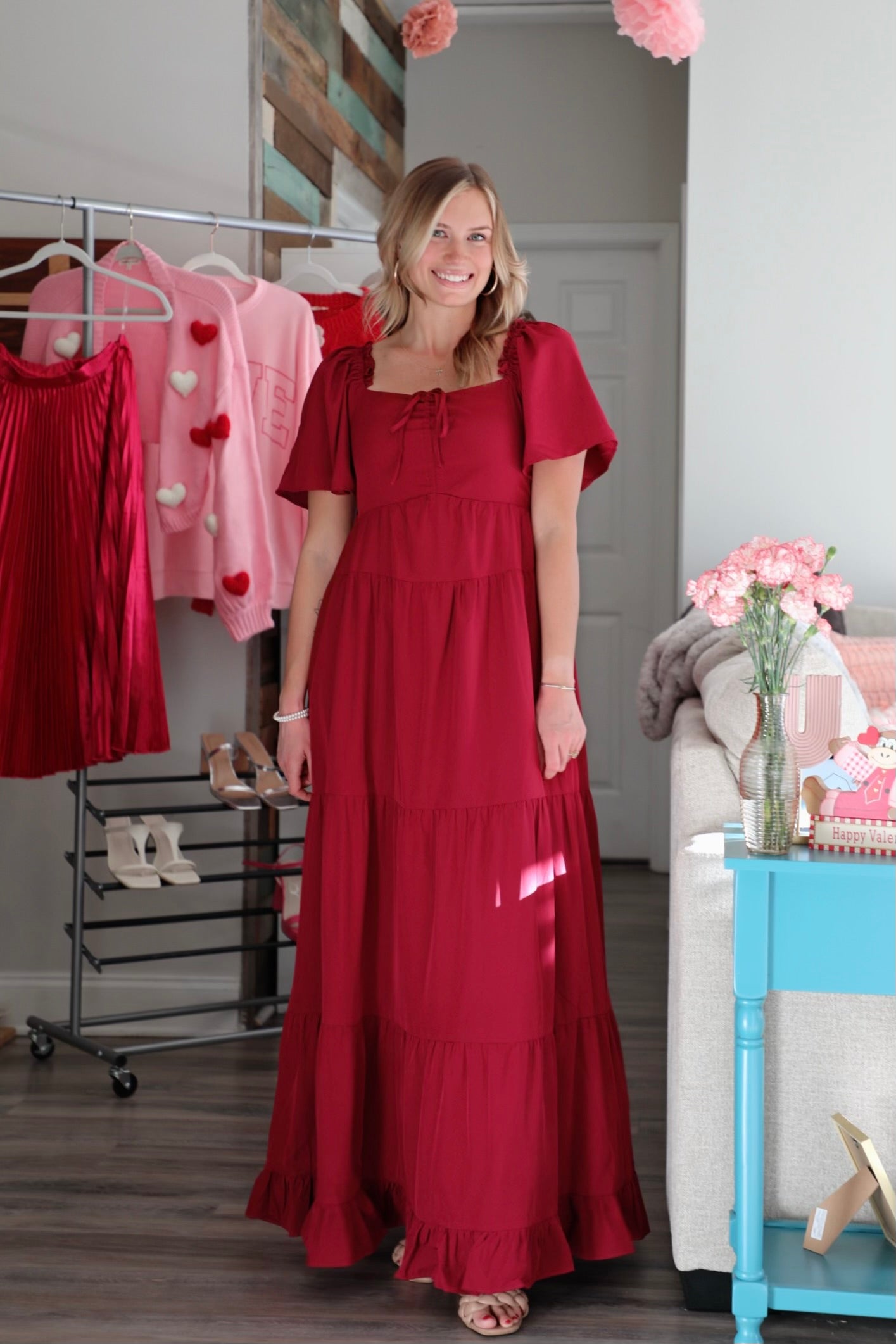 Romantic Tiered Maxi Dress