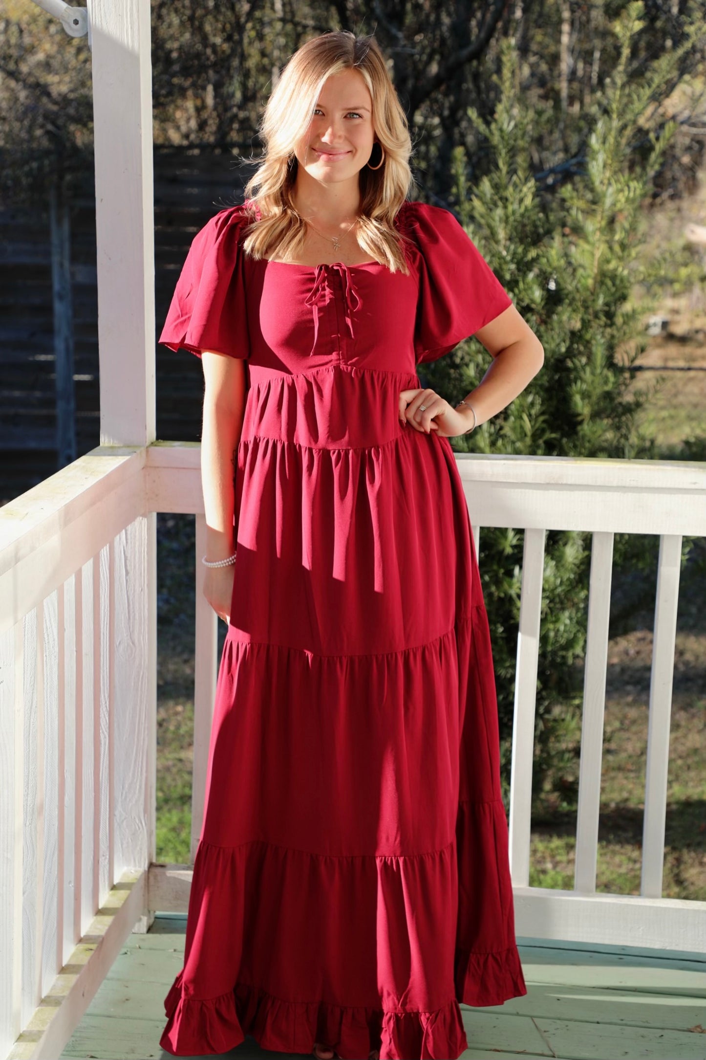 Romantic Tiered Maxi Dress