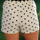 Polka Dot Cotton Set With Ric Rac Trim