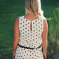 Polka Dot Cotton Set With Ric Rac Trim