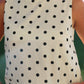 Polka Dot Cotton Set With Ric Rac Trim