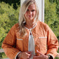 Quilted Lightweight Jacket with Scalloped Trim