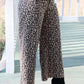 Leopard Wide Leg Pants