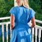 Collared Pintuck Harbor Dress