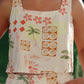 Printed Cropped Linen Set