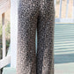 Leopard Wide Leg Pants