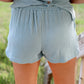 Sky Blue Ribbed Lounge Set