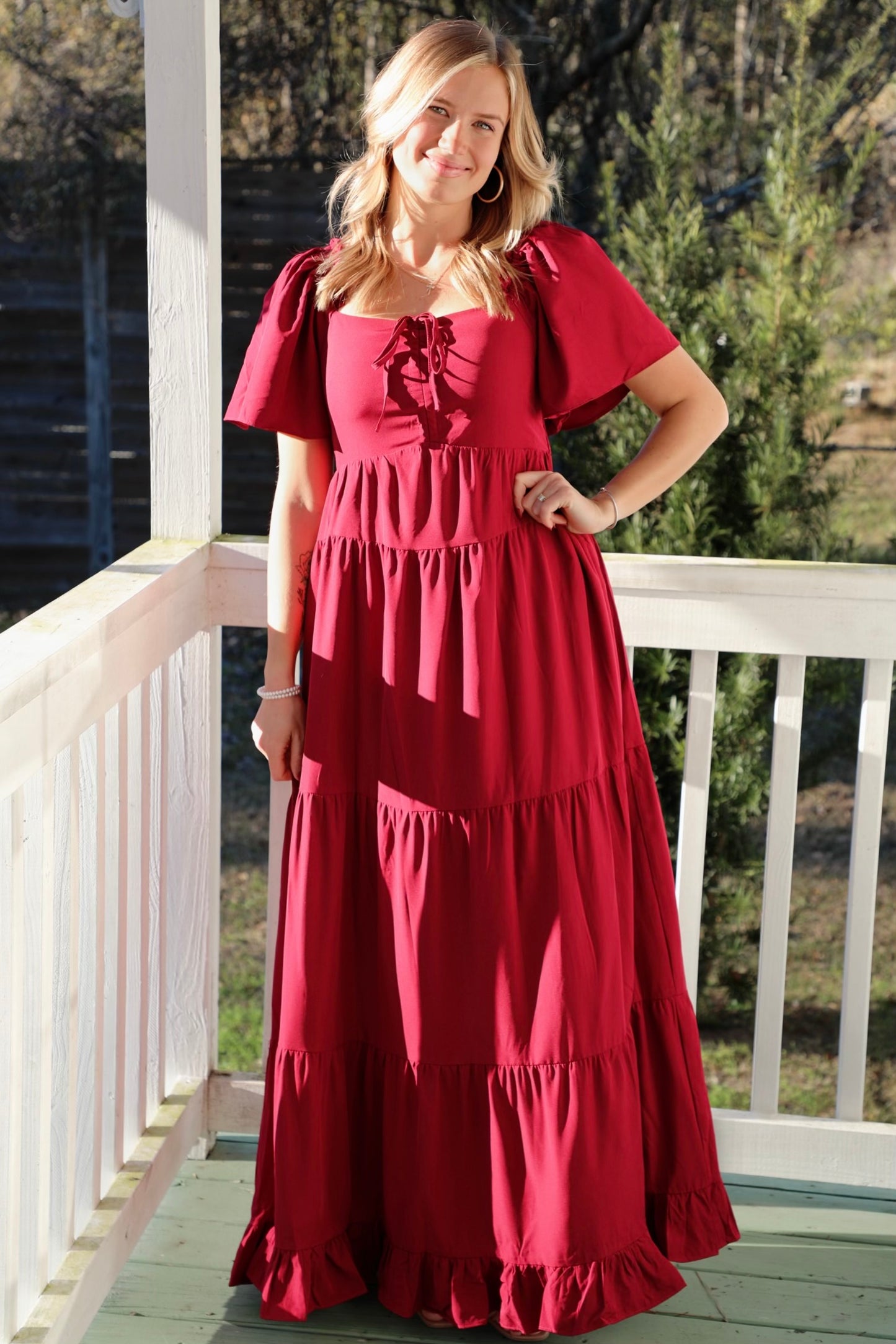 Romantic Tiered Maxi Dress