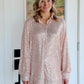 Oversized Sequin Tunic Dress