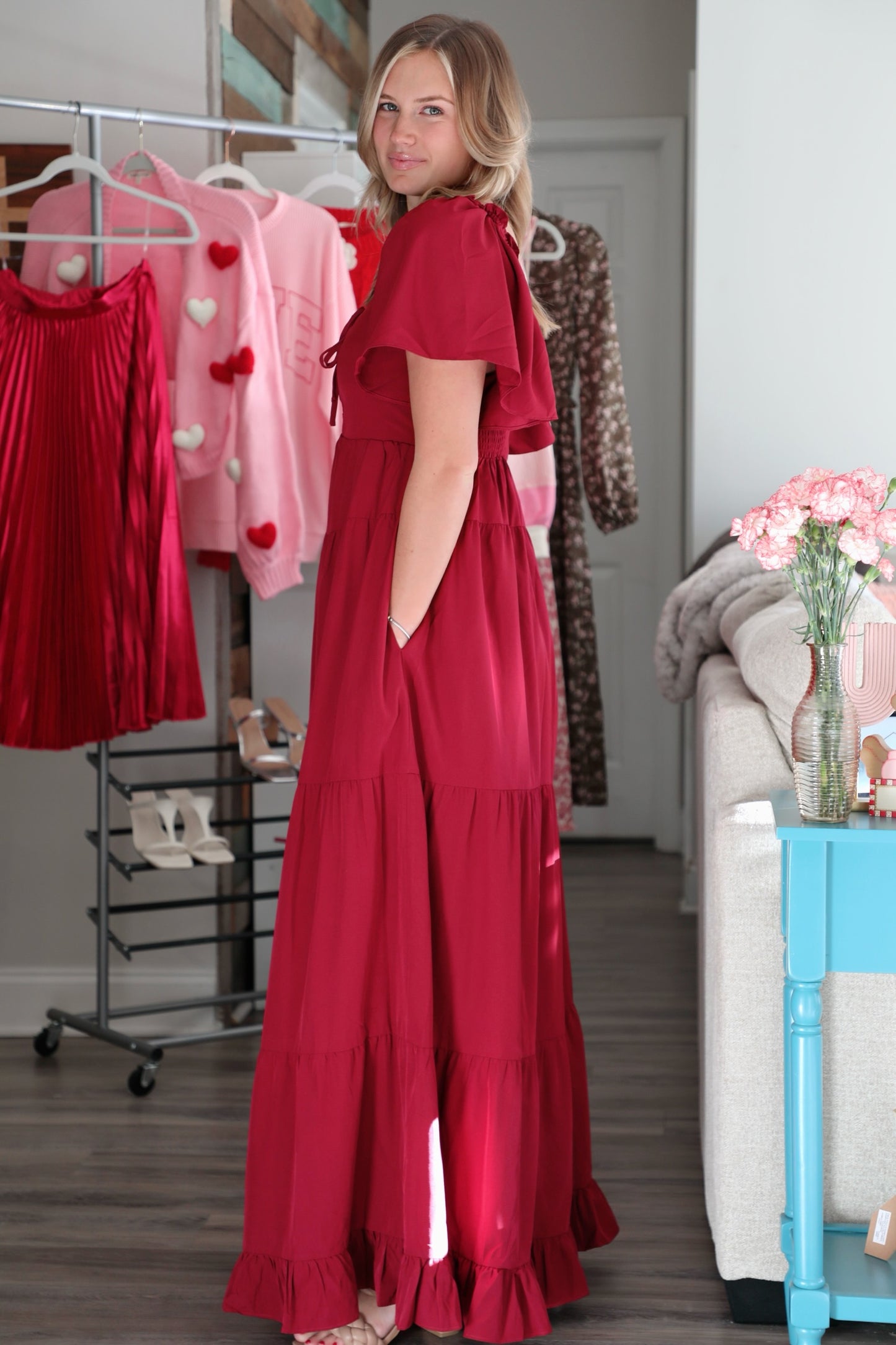 Romantic Tiered Maxi Dress