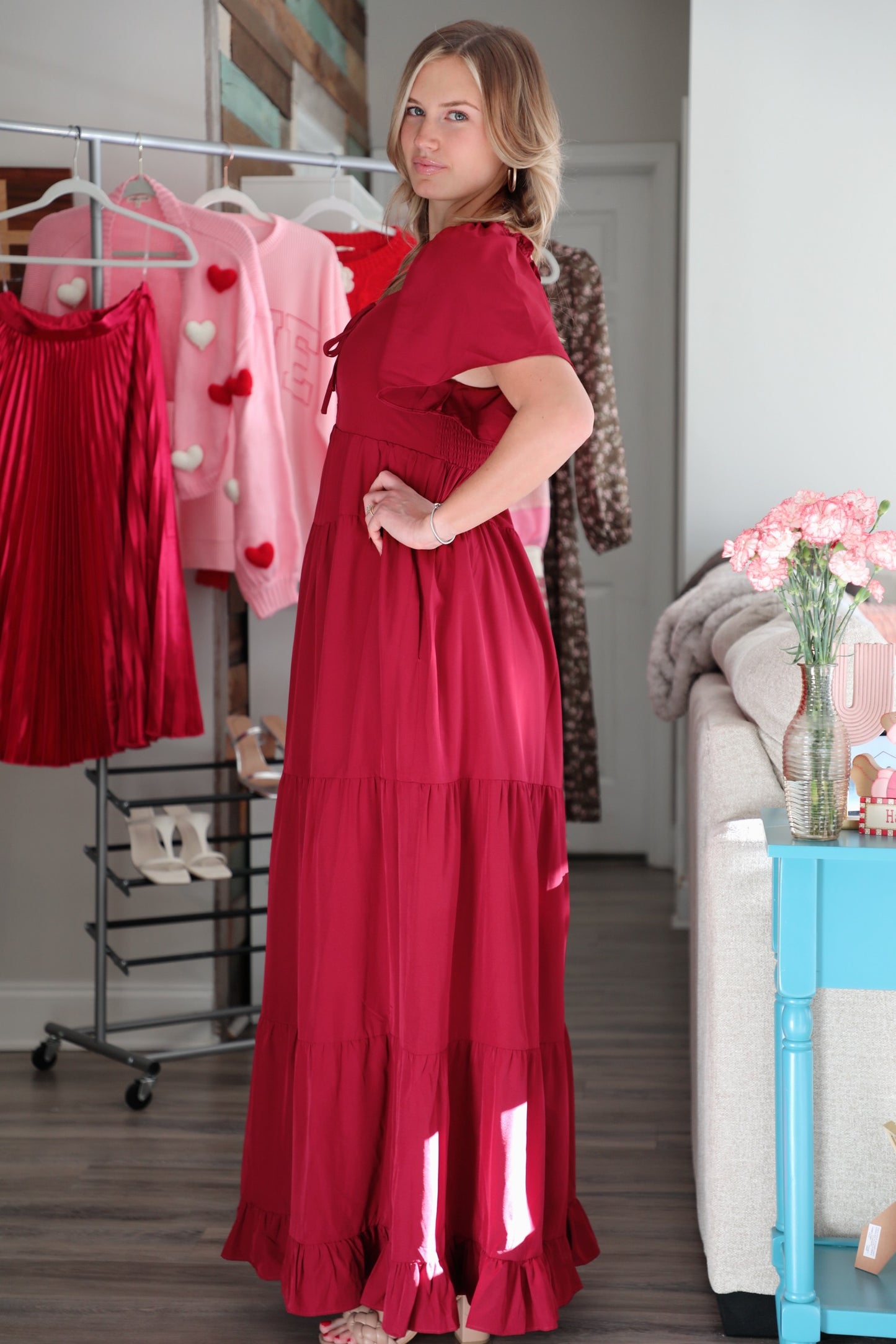 Romantic Tiered Maxi Dress