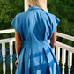 Collared Pintuck Harbor Dress
