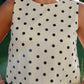 Polka Dot Cotton Set With Ric Rac Trim