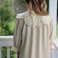 Piper Lace Button-Up Blouse